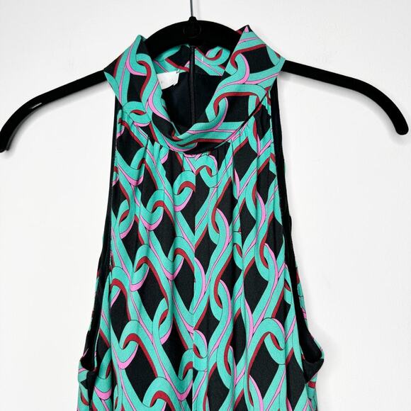 Corey Lynn Calter Suzi Mini Dress Sleeveless in Chain Link Graphic Print Size XS - Picture 3 of 9